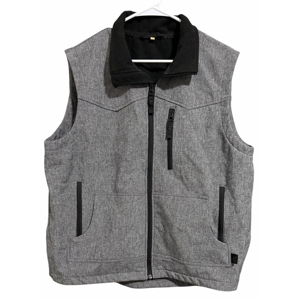 STS Ranchwear Barrier Vest Cowboy Fit Heather Gray Men's Size‎ XL